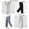 Men's Pants Baggy Straight Draped Casual Wide Leg Elastic Waist Loose Lounge Solid Color Trousers Pant Clothing Sweatpants