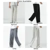 Herrenhose, Baggy, gerade, drapiert, lässig, weites Bein, elastische Taille, lockere Lounge, einfarbig, Hose, Kleidung, Jogginghose