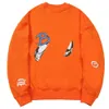 JL GC 823C01C68 Hoodie CH Matty boy Men Women Oversize Sweatshirts Streetwear Neutral Pullover Cartoon graffiti print orange sweater street style