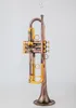 Il belin Musical Instruments Brass Bb Trumpet Unique Antique Copper Simulation Surface Small Bb Trumpet inventory