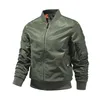 Mens Jackets Tacvasen Jackets 남자 가을 캐주얼 야구 재킷 코트 군대 군대 폭격기 조종사 재킷 아웃복 패션 슬림 한 피트 코트 M4XL 220912