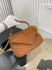 Высококачественная сумка Sunset Bag Yve Bag Classic Новейшая цветная женская сумка через плечо Сумочка с цепочкой Кожаная сумка через плечо с узором зубочистки для женщин