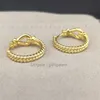 Ohrringe Modedesigner kostenloser Schmuck Hufeisen Damenohrring Versand Luxus Bijoux Wickelohrringe aus Edelstahl mit 18 Karat Gold überzogen