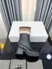 مصمم فاخرة بيتي الكاحل ويلز ويلنجتون أحذية مع Shearling لزخرفة الشتاء PVC فرو