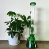 Premium Borosilicate Beaker Bong with Green Accents - 18.8mm Joint - Elevate Your Smoking Experience