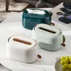 Toiletpapierhouders Wandmontage Tissue Box Desktop Tissue Box Houder met lentelicht Luxe papieren handdoekdispenser Woonkamer Tissue Organizer 231005