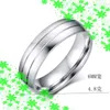 Cluster Rings BAECYT 2023 Simple Couple Titanium Steel Wedding Zirconia Women Men's Jewelry Anniversary Marriage Fashion Gift