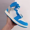 Dames heren basketbalschoenen Patent Royal Sneakers 1s Trainers High Top Donkere sneakers