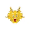 Designer Luxury Brosch New Animal China-Chic Cartoon Dragon Head Brosch Pin Men's Suit Accessories