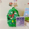 Sacos escolares Pequeno dinossauro impresso mochila com saco de peito destacável mochila de jardim de infância para crianças 231006