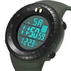 Relógios de bolso Mens Digital Sports Watch Natação Eletrônico À Prova D 'Água Multifuncional Alarme Luminoso Masculino