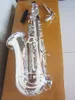 Jazz Alto Saxophone Mark VI Silver Plated E Flat Professional Brand Musical Instrument Sax med Case Accessories