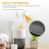 Toothbrush Holders 100 Packed Disposable Travel Toothbrushes Adult Or Child Disposable el Toothbrushes Travel Toiletries Teeth Clean Brushes 231005