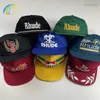 قبعات الكرة الكلاسيكية قبعة الشتاء Rhude Cap Cap Men Women 1 Quality Green Red Yellow Blue Black Hat القبعة القابلة للتعديل 59ou