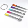 Measuring Tools Spoon Set Heavy Duty Spoons Colorful Silicone Stainless Steel Precise Kitchen For Accurate