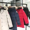 Designer canadense ganso meados de comprimento versão puffer para baixo jaqueta das mulheres para baixo parkas inverno grosso casacos quentes das mulheres à prova de vento streetwear609 inverno01