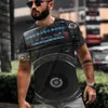 Homens camisetas Homens camisetas Última moda Pioneer Pro Dj 3D Impressão em torno do pescoço de manga curta homens mulheres hip hop camiseta221l