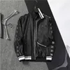 2024 all'ingrosso Mens Jacket Designer autunno e inverno lettere ricamate sul petto slim fit designer Zipper giacche abbigliamento cappotto pilota casual da uomo M-3XL