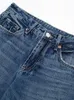 Womens Jeans Casual Solid womens jeans Mid Waist Zipper Fly Wide Leg Denim Pants For Women Streetwear Vintage Maxi Pant Female Autumn 231005