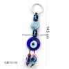 Chaveiros Azul Evil Eye Chaveiro Borboleta Elefante Palm Charms Anel para Mulheres Homens Pingente Saco Acessórios de Carro Drop Delivery Jóias Dhwxh