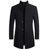 Мужская смесовая шерсть, мужское пальто для мальчиков, зимнее винно-красное пальто, шерстяное пальто больших размеров, длинная мужская ветровка, хлопковое толстое теплое верхнее пальто, мужская куртка 231006