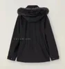 Womens Fur Coats Winter loro piana Casual Black Jacket Coats