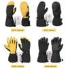 Лыжные перчатки OZERO Длинные зимние лыжные перчатки для спорта на открытом воздухе Тинсулейт Термальные варежки для сноуборда Ветрозащитные перчатки 231005
