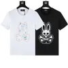 Hommes Mode T-shirt Animal Crâne Lapin Imprimer Hommes Casual TShirt Été Marée Marque Lapin Psychologique À Manches Courtes Couples Breat255x