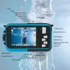 Camcorders Waterproof Antishake Digital Camera 27Ich Dual Screen Underwater HD 48MP 4K30FPS Selfie Video Recorder Action 231006