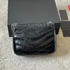 7A Niki Chain Bag Bag Luxury Counter Counter Based Presh Parse Cowhide Leather Messenger Bag 22cm