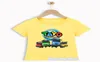 Boy s t-shirts roliga tayo och små vänner tecknad tryck t shirt mode trend baby gul tops4793763