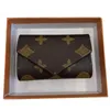 Portefeuille de fleurs marron luxe femmes porte-monnaie porte-cartes Gletters porte-clés homme sacs à main de créateur pochette clé porte-carte petits portefeuilles voyage pochettes Mbrand