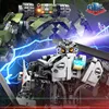 Space Wars Building Blocks Modello Minifigures Transformer Robots Armati Wltoys Elicottero Race Transformer Figura Dual Form Lepin Toys Per adulti Regalo di Natale