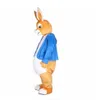 Wielkanocny króliczka Rabbit Mascot Costume dla dorosłych do noszenia na kostium karnawałowy Kostium imprezowy 219n