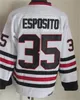 Man Vintage Hockey 27 Jeremy Roenick Jerseys CCM 21 Stan Mikita 2 Duncan Keith 35 Tony Esposito Retro Klassiek Alles gestikt Zwart Wit Rood Team Retire Pullover Hoog