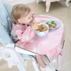 Bibs Burp Cloths High Quality borns Bib Table Cover Baby Dining Chair Gown Waterproof Saliva Towel Burp Apron Food Feeding Accessories 231006