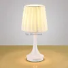 Table Lamps Bedroom bedside light USB cloth cover table lamp minimalist dining room atmosphere light YQ231006