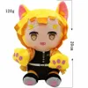 Anime Demon Slayer 20 cm peluche cartone animato divano cuscini di peluche bambole Kawaii regalo di compleanno per bambini Decor