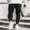 Qnpqyx Pieki męskie Pieki haremowe Pole jesień hip -hopowe swobodne wstążki design męskie joggery spodnie mody streetwear spodni Blac243t