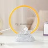 Bordslampor Creative Lighting USB 3D Quicksand Ring Light Bedroom Decor Astronaut Atmosphere Led Night Light Bedside Table Lamp barn gåvor YQ231006