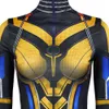 Déguisement Guêpe Cosplay Costume Fourmi Garçon 3 Femme Hope Van Dyne Cospaly Costume la Guêpe 3 Déguisement pour Femme Sexy Spandex Budysuitcosplay