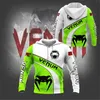 Men s hoodies tröjor 2023 boxning träning hoodie topp tryckt 3d runda nack smal passande avslappnad blixtlås sport matchande skjorta 231005