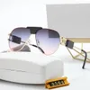 Designers solglasögon för modepar romantisk gåva för kvinnor herr designer solglasögon utomhus kör semester sommar polariserade solglasögon glasögon med låda