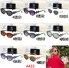 luxury brand men women designer sunglasses glasses New 4433 big frame glasses female UV protective sunglasses cat eyes sunglasses free shipping