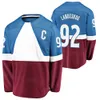 Team Hockey 25 Logan Oconnor Jerseys 4 Bowen Byram 11 Andrew Cogliano 81 Denis Malgin 92 Gabriel Landeskog 42 Josh Manson 84 Mikhail Gulyayev Stitch Man Woman Youth