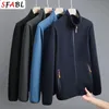 Heren Jassen SFABL Herfst Zachte Fleece Jas Jas Mannen Windscherm Dikke Warme Winter Sport Top Werk Jassen Mannelijke Bovenkleding 231005