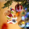Décorations de Noël Décorations d'arbre de Noël Ornement animal vert amusant Pendentif à breloque en acrylique Arbre de Noël Décor de Noël Ornement étoile 231005