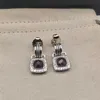 Mit 90 % Rabatt auf den Großhandel mit billigem Luxus-Amethyst-Shop, schwarzen Accessoires, Onyx-Ohrringen, Modedesigner-Tropfen-Zirkon-Ohrring für Damen