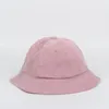 Berets LDSLYJR Corduroy Solid Color Bucket Hat Fisherman Outdoor Travel Sun Cap Hüte für Kinder Jungen und Mädchen 04