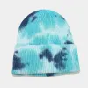 Ull tie-dye graffiti gradient trend stickade hattar män kvinnor höst vinter gata vindtät värme hip hop hatt skallig kall mössa xdj058 ll